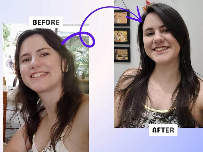 Before and after - Alina Nuno